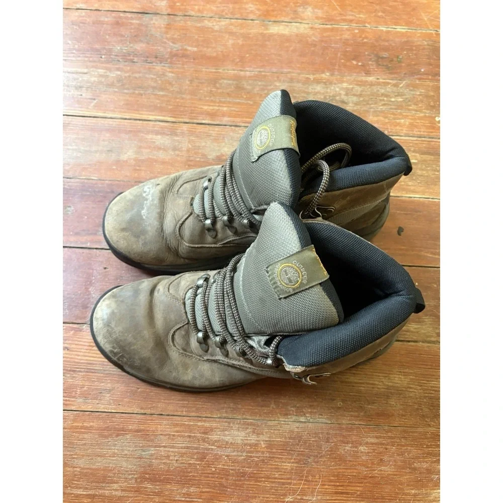 Timberland Chocorua Mid Hiker Boot Men's Brown Leather Ankle Timber Dry 9.5